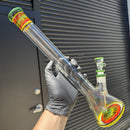 Mighty Chalice - 16.5" Beaker - 40x7 - Greens/Fire Accent