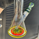 Mighty Chalice - 16.5" Beaker - 40x7 - Greens/Fire Accent