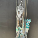 Mighty Chalice - 16" Beaker - 40x7 - Teal Accents - The Cave