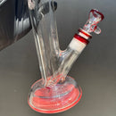 Mighty Chalice - 16" Hybrid Tube - 40x7- Red Accents - The Cave