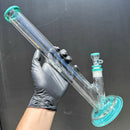Mighty Chalice - 16" Hybrid Tube - 40x7- Teal Accents - The Cave