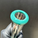 Mighty Chalice - 16" Hybrid Tube - 40x7- Teal Accents - The Cave