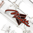 Moltn Glass - Fifty Bubbler - Double Can Perc - Red Sig. Logo - The Cave