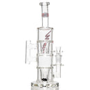 Moltn Glass - Fifty Bubbler - Double GÿZR Perc - Red Sig. Logo - The Cave