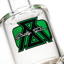 Moltn Glass - Sixty Five - Double GÿZR Perc - Green Shadow Label - The Cave