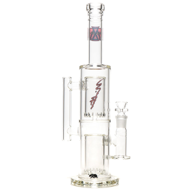 Moltn Glass - Sixty Five - Double Can Perc - Red Signature Label - The Cave