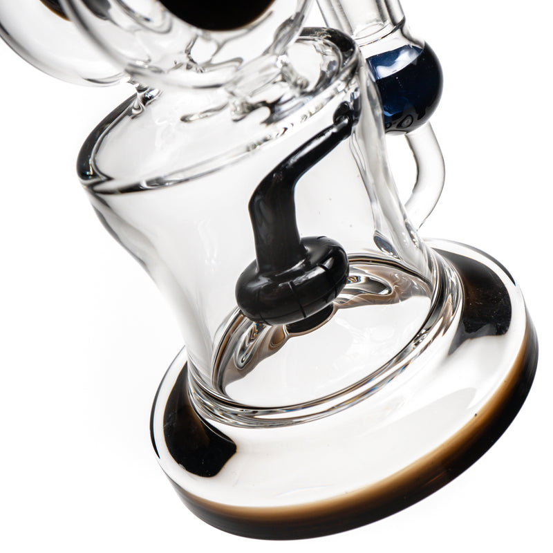 Shooters - Dual Disk Bubbler - Black Accents - The Cave
