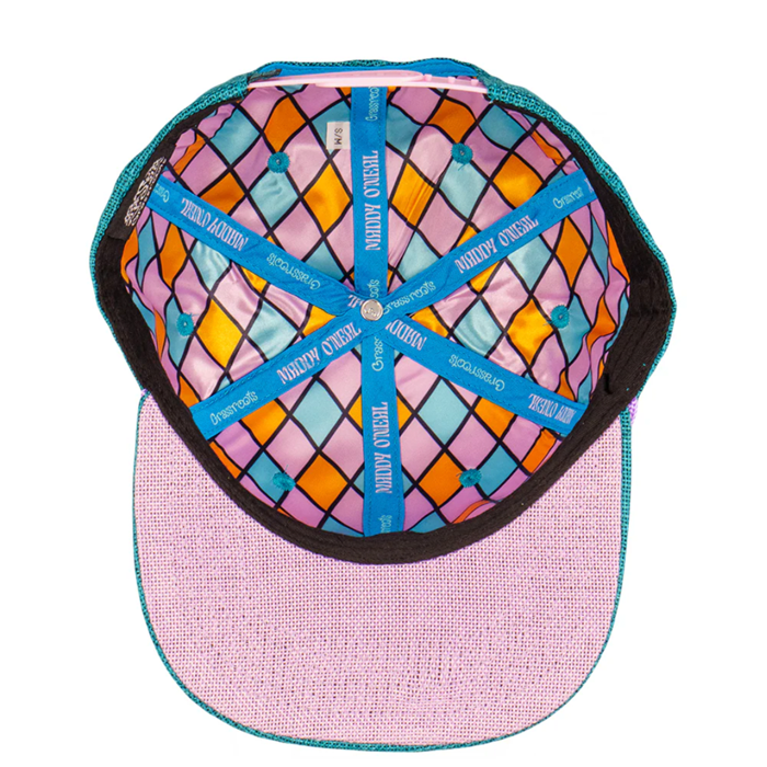 Grassroots - Maddy O'Neal Sunshine Turquoise Snapback Hat - Large/XL - The Cave