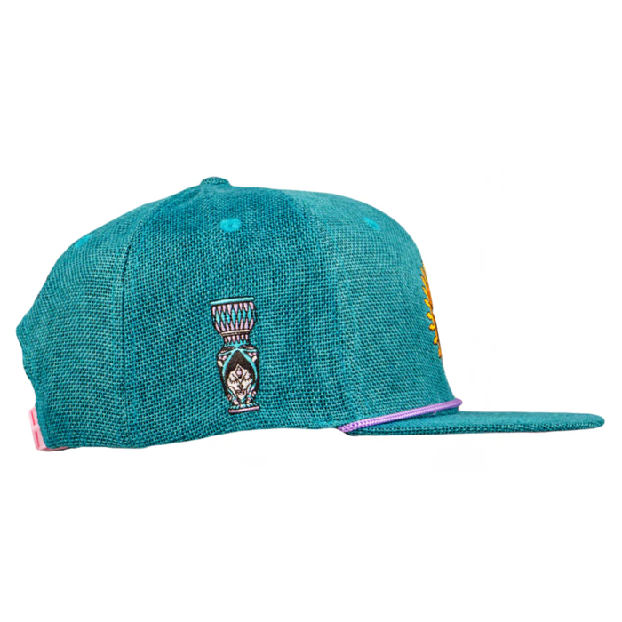 Grassroots - Maddy O'Neal Sunshine Turquoise Snapback Hat - Small/Medium - The Cave