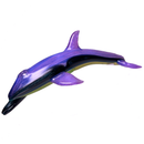 Mako Glass - Dolphin Dry Pipe - Sparkle Pink & Slyme - The Cave