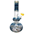 Mary Jane's Glass Studio - 10" Double Bubble - 32x4 - Fume W&R Blue - The Cave