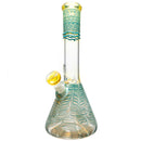 Mary Jane's Glass Studio - 12" Beaker - 38x4 - Fume W&R Mint - The Cave