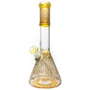 Mary Jane's Glass Studio - 12" Beaker - 38x4 - Fume W&R Green - The Cave