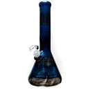 Mary Jane's Glass Studio - 12" Beaker - 38x4 - Full Color W&R Blue - The Cave