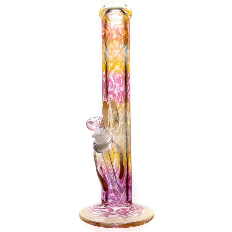 Mary Jane's Glass Studio - 15" Straight - 50x9 - Silver & Gold Fume - The Cave