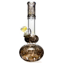 Mary Jane's Glass Studio - 12" Double Bubble - 38x4 - Fume W&R Smoke - The Cave