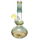 Mary Jane's Glass Studio - 10" Double Bubble - 32x4 - Fume W&R Mint - The Cave