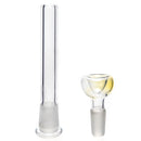 Mary Jane's Glass Studio - 12" Double Bubble - 38x4 - Fume W&R Smoke - The Cave