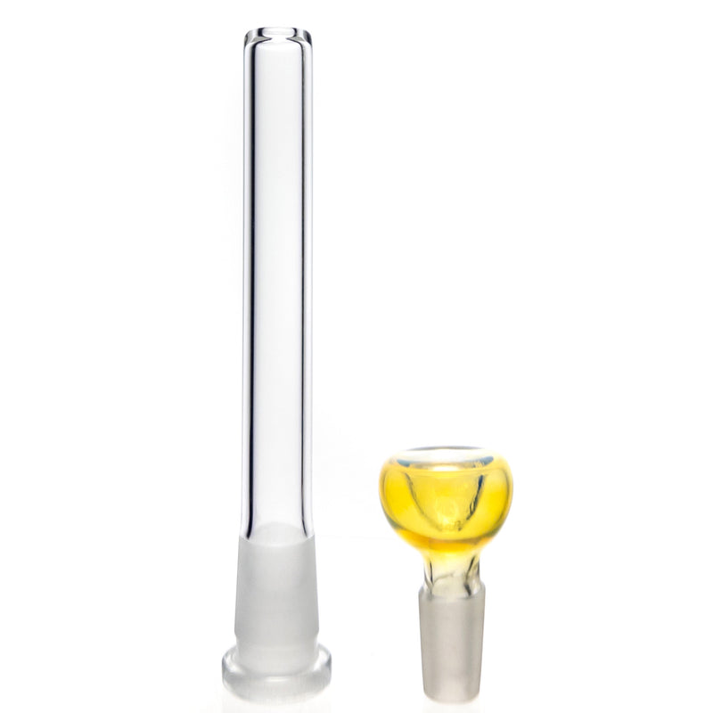 Mary Jane's Glass Studio - 12" Double Bubble - 38x4 - Fume W&R Mint - The Cave