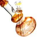 Mary Jane's Glass Studio - 10" Double Bubble - 32x4 - Fume W&R Orange - The Cave