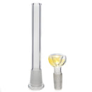 Mary Jane's Glass Studio - 10" Double Bubble - 32x4 - Fume W&R Orange - The Cave