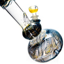 Mary Jane's Glass Studio - 12" Double Bubble - 38x4 - Fume W&R Blue - The Cave