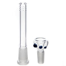 Mary Jane's Glass Studio - 12" Beaker - 38x4 - Full Color W&R Aqua - The Cave