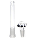 Mary Jane's Glass Studio - 12" Beaker - 38x4 - Full Color W&R White - The Cave