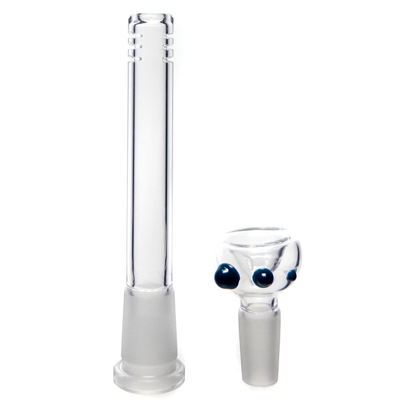 Mary Jane's Glass Studio - 12" Beaker - 38x4 - Full Color W&R Red - The Cave