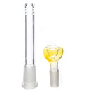 Mary Jane's Glass Studio - 12" Beaker - 38x4 - Fume W&R Black - The Cave