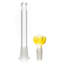 Mary Jane's Glass Studio - 12" Beaker - 38x4 - Fume W&R Red - The Cave