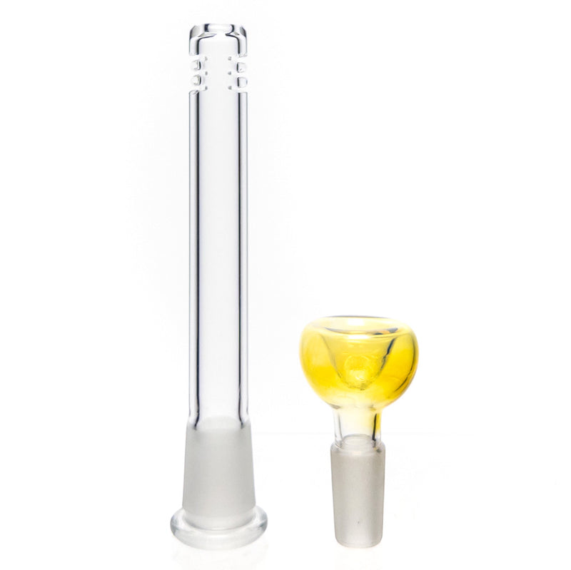 Mary Jane's Glass Studio - 12" Beaker - 38x4 - Fume W&R Red - The Cave