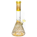 Mary Jane's Glass Studio - 12" Beaker - 38x4 - Fume W&R Green - The Cave