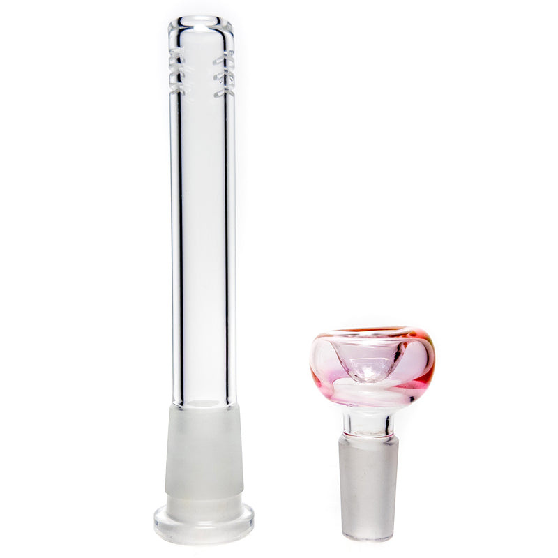 Mary Jane's Glass Studio - 15" Straight - 50x9 - Silver & Gold Fume - The Cave