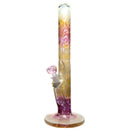 Mary Jane's Glass Studio - 15" Straight - 38x4 - Silver & Gold Fume