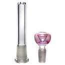 Mary Jane's Glass Studio - 15" Straight - 38x4 - Silver & Gold Fume