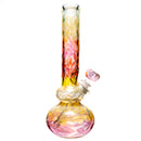 Mary Jane's Glass Studio - 11" Double Bubble - 38x4 - Silver & Gold Fume - The Cave