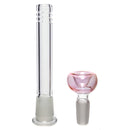 Mary Jane's Glass Studio - 11" Double Bubble - 38x4 - Silver & Gold Fume - The Cave