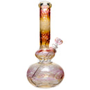 Mary Jane's Glass Studio - 12" Double Bubble - 38x4 - Silver & Gold Fume