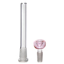 Mary Jane's Glass Studio - 12" Double Bubble - 38x4 - Silver & Gold Fume