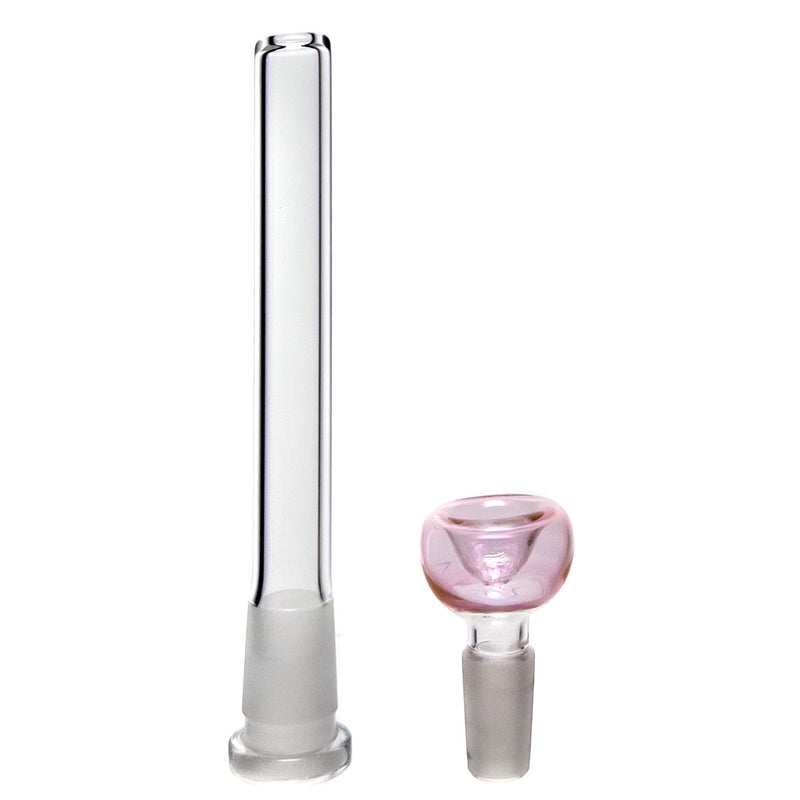 Mary Jane's Glass Studio - 12" Double Bubble - 38x4 - Silver & Gold Fume