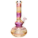 Mary Jane's Glass Studio - 12" Double Bubble - 38x4 - Silver & Gold Fume