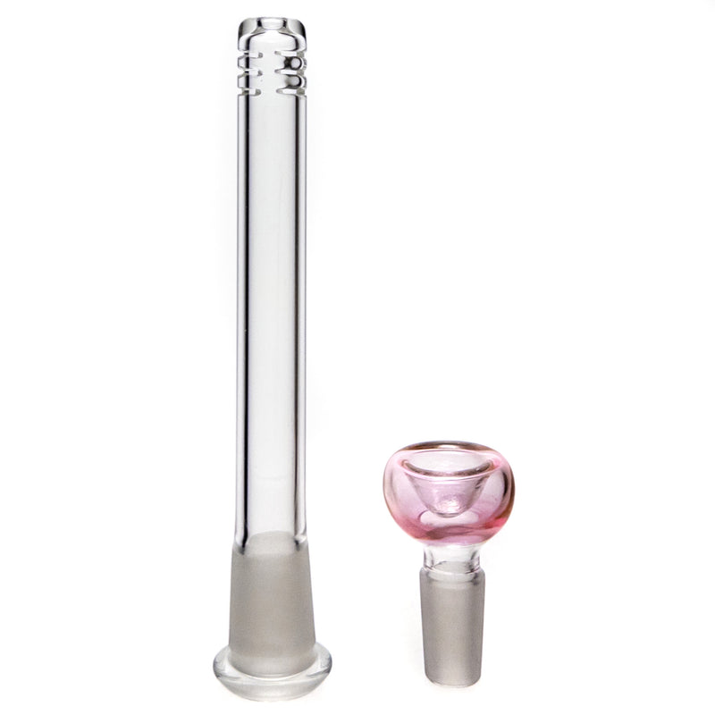 Mary Jane's Glass Studio - 12" Double Bubble - 38x4 - Silver & Gold Fume