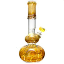 Mary Jane's Glass Studio - 12" Double Bubble - 38x4 - Fume W&R Amber - The Cave
