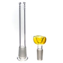 Mary Jane's Glass Studio - 12" Double Bubble - 38x4 - Fume W&R Amber - The Cave