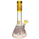 Mary Jane's Glass Studio - 10" Beaker - 32x4 - Fume w/ Pink - The Cave