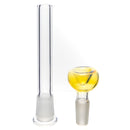 Mary Jane's Glass Studio - 10" Double Bubble - 32x4 - Fume W&R Mint - The Cave