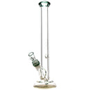 Mighty Chalice - 16" Hybrid Tube - 40x7 - Sparkle Teal Accents - The Cave