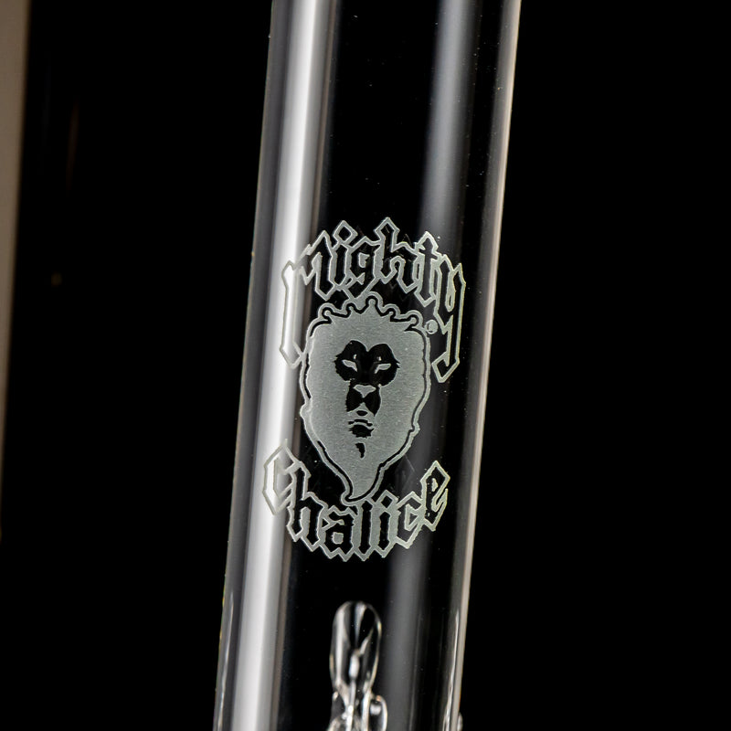 Mighty Chalice - 16" Hybrid Tube - 40x7 - Clear - The Cave