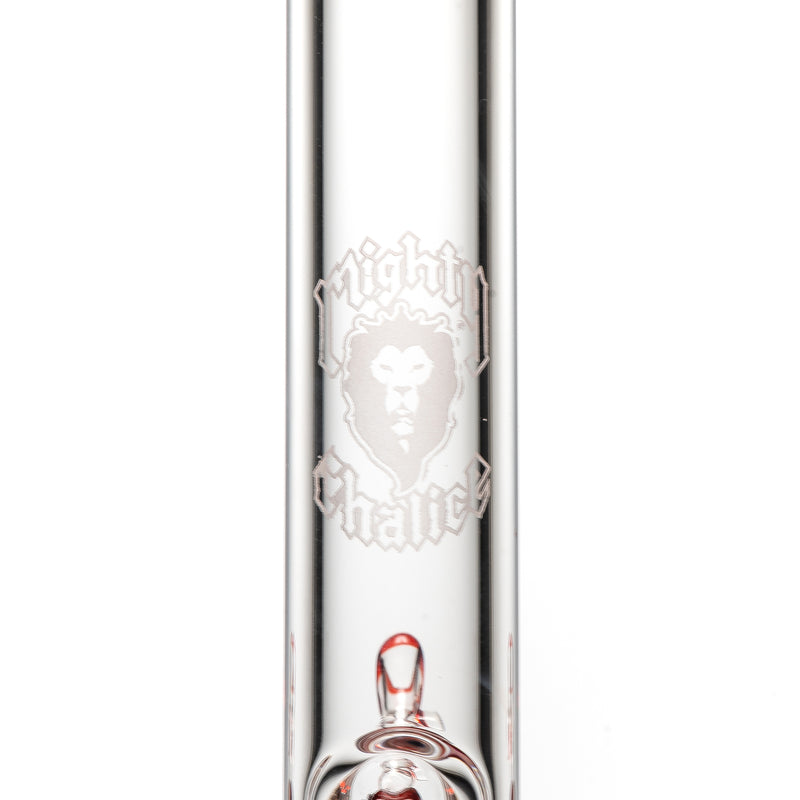 Mighty Chalice - 16" Beaker - 40x7 - Candy Red Accents - The Cave